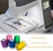 0 Colors 100% Polyester Machine Embroidery Thread 550yd with Thread Nets - Compatible for Home-Based Embroidery Sewing Machine